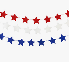 Load image into Gallery viewer, Stars and Stripes Star Mini Banner
