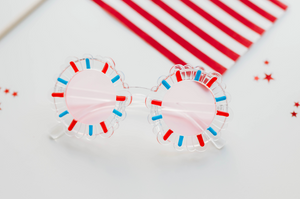 Bloom sunglasses - Red, White and Blue